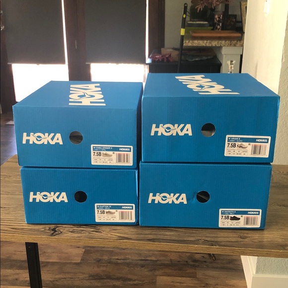Hoka Shoes - BUNDLE OF FOUR HOKA HINGED LID SHOE BOXES